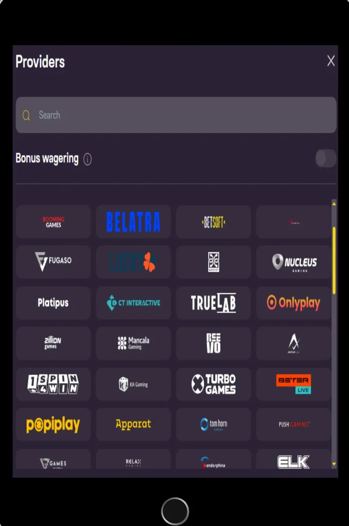 zoome casino providers